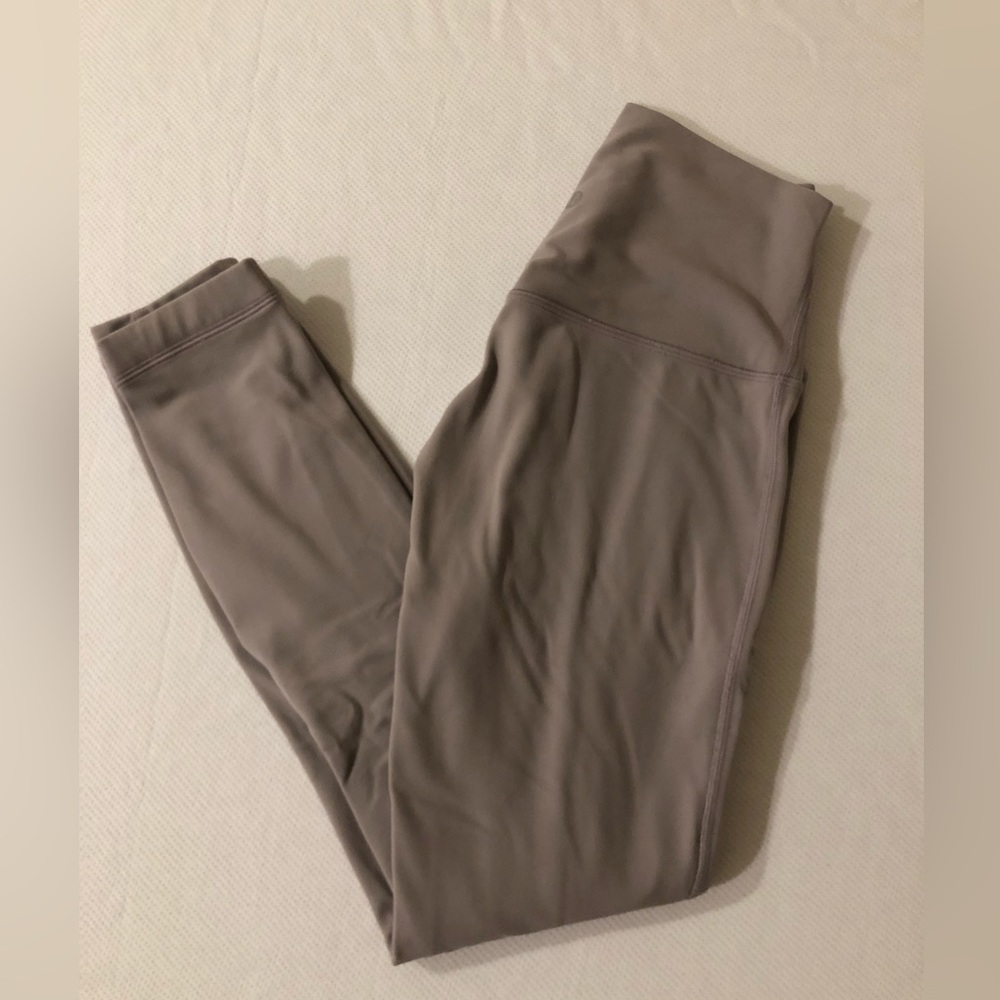 Lululemon align pants in dark chrome size 4